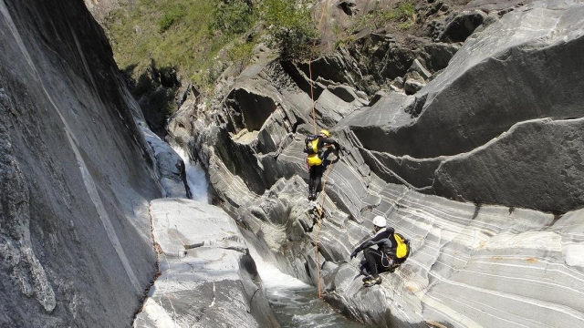  Canyoning difficult level 